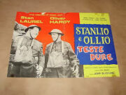 Stanlio e Ollio Teste dure (fotobusta)