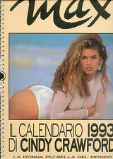 Max calendario 1993 CINDY CRAWFORD