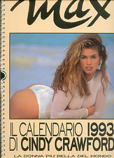 Max calendario 1993 CINDY CRAWFORD