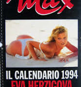 Max calendario 1994 EVA HERZIGOVA