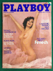Playboy (edizione italiana) 1981 – gennaio (EDWIGE FENECH) + CALENDARIO 1981