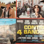 Contro 4 bandiere / 4 (Fotobusta AUTOGRAFATA da UMBERTO LENZI)