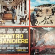 Contro 4 bandiere / 3 (Fotobusta AUTOGRAFATA da UMBERTO LENZI)