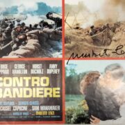 Contro 4 bandiere / 1 (Fotobusta AUTOGRAFATA da UMBERTO LENZI)