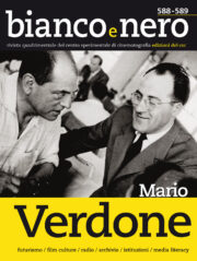 Mario Verdone (“Bianco e Nero” Vol. 588-589)