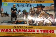 Vado l’ammazzo e torno (Fotobusta 50X70 AUTOGRAFATA ENZO G. CASTELLARI)