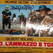 Vado l'ammazzo e torno (Fotobusta 50X70 AUTOGRAFATA ENZO G. CASTELLARI)