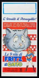 9 vite di Fritz il gatto, Le (locandina 35×70)
