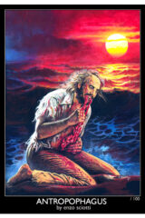 Antropoghagus (stampa 30 X 42 con cornice - AUTOGRAFATA da Enzo Sciotti)