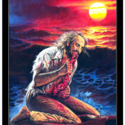 Antropoghagus (stampa 30 X 42 con cornice - AUTOGRAFATA da Enzo Sciotti)