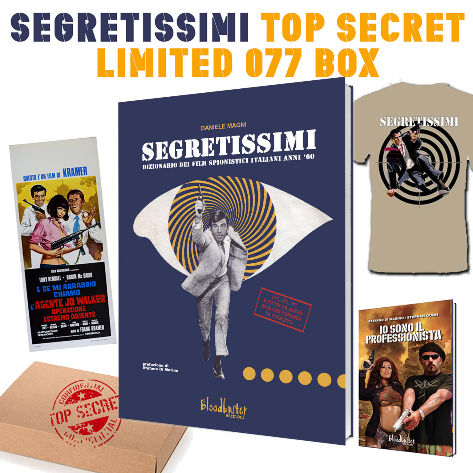 Top secret LIMITED 077 box Segretissimi dizionario dei film spionistici