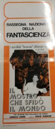 Rassegna nazionale della Fantascienza – Il mostro che sfidò il mondo (locandina 35 x 70)