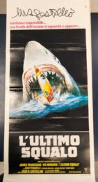 Ultimo squalo, L’ (locandina 35×70 AUTOGRAFATA DA ENZO G. CASTELLARI)