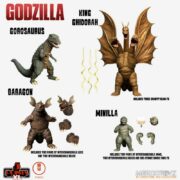 GODZILLA Destroy all monsters Round 2 – 5 POINTS XL SET ACTION FIGURE (4 figure)