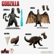 GODZILLA Destroy all monsters Round 1 – 5 POINTS XL SET ACTION FIGURE (4 figure)