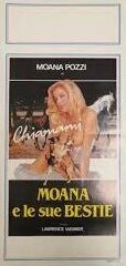 Moana Pozzi e le sue bestie (locandina 35x70)