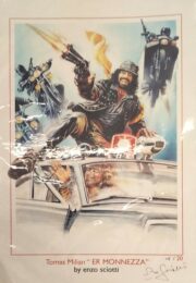 Tomas Milian “Er Monnezza” (STAMPA NUMERATA E AUTOGRAFATA DA ENZO SCIOTTI)