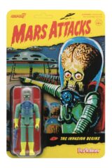 Mars Attacks Mars Alien with Gun Reaction Figure