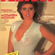 Playboy (edizione italiana) 1983 - Agosto ALESSANDRA MUSSOLINI