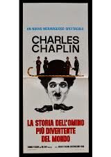 Charles Chaplin - La storia dell'omino più divertente del mondo (locandina 35x70)