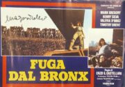 Fuga dal Bronx – 3 (fotobusta 50×70 AUTOGRAFATA DA ENZO G. CASTELLARI)