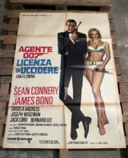 Agente 007 – Licenza Di Uccidere (Manifesto cinematografico originale 100×140)