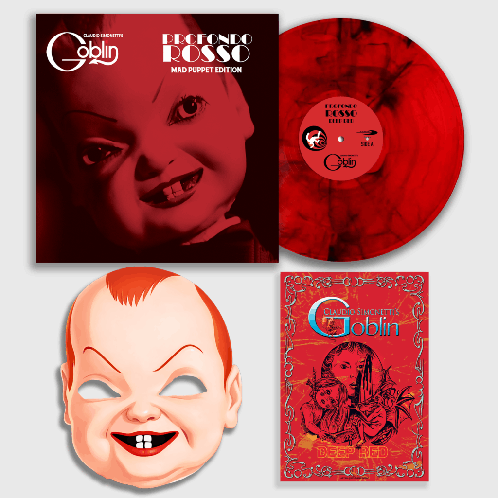 Profondo Rosso / Deep Red LP MAD PUPPET EDITION Red Marble vinyl + mask