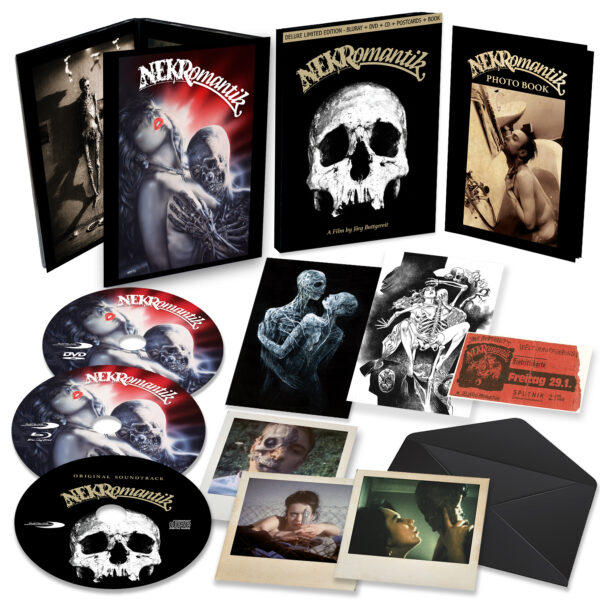 Dal 05/2026 – NEKROMANTIK Deluxe Limited Edition sott. italiano – BLU RAY + DVD + CD + Gadgets