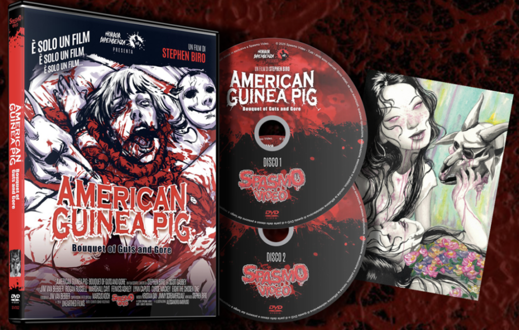Dal 07/2026 American Guinea Pig: Bouquet of Guts and Gore – Limited 100 pezzi (DVD + CARD)