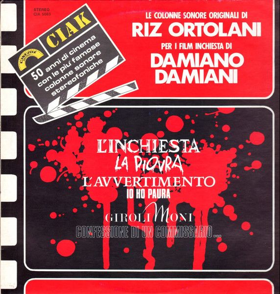 Colonne Sonore Originali Di Riz Ortolani Per I Film Inchiesta Di Damiano Damiani (LP)