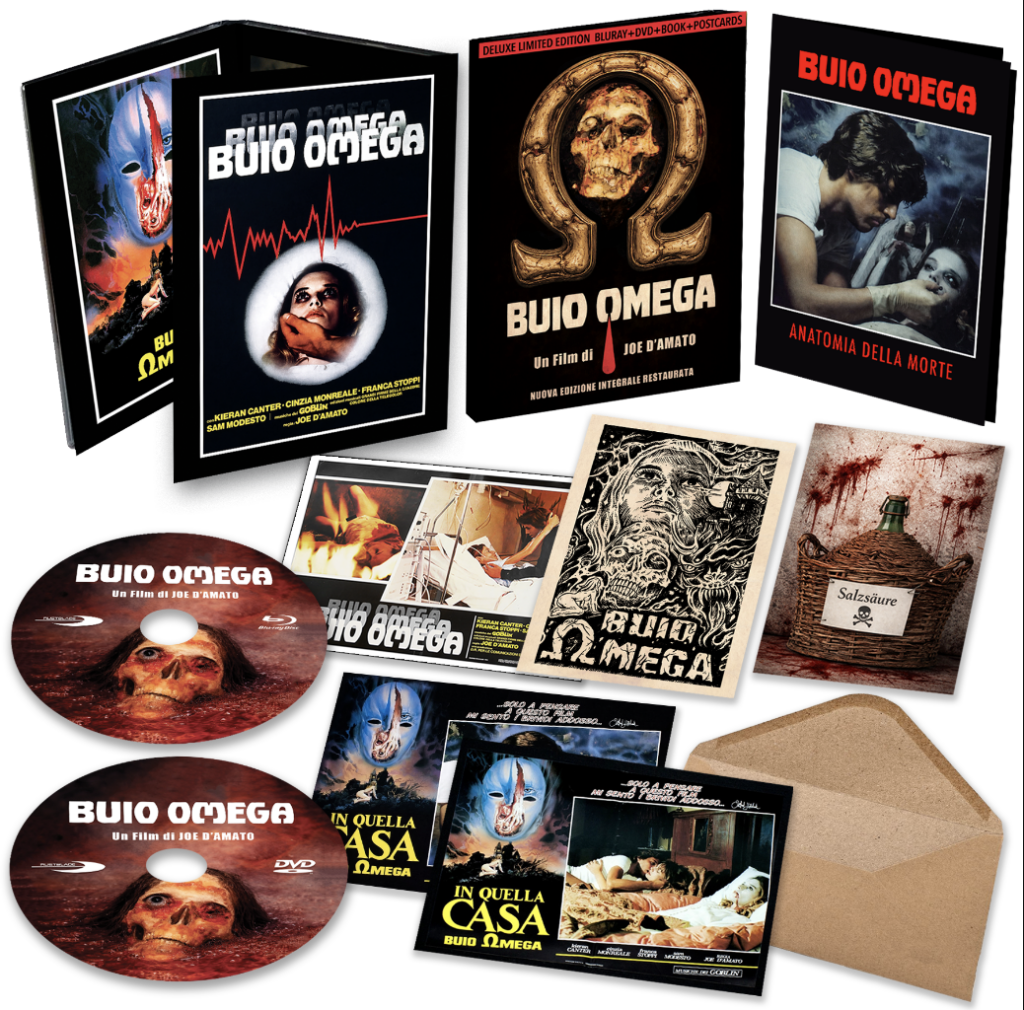 Dal 09/2026 Buio Omega  – Deluxe Limited Box (Blu-Ray + DVD + Book + Postcards)