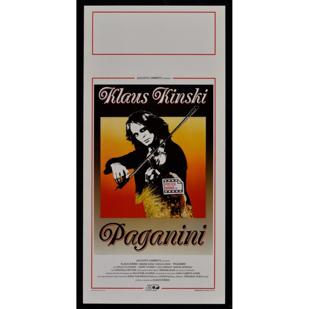 Klaus Kinski – Paganini (locandina 35×70)