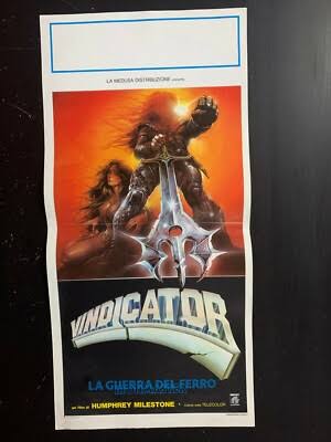 Vindicator / Iron Master /La guerra del ferro (locandina 35×70)