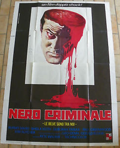 Nero criminale (Manifesto cinematografico originale 100×140)