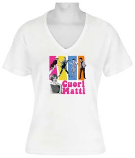 T-SHIRT Cuori matti