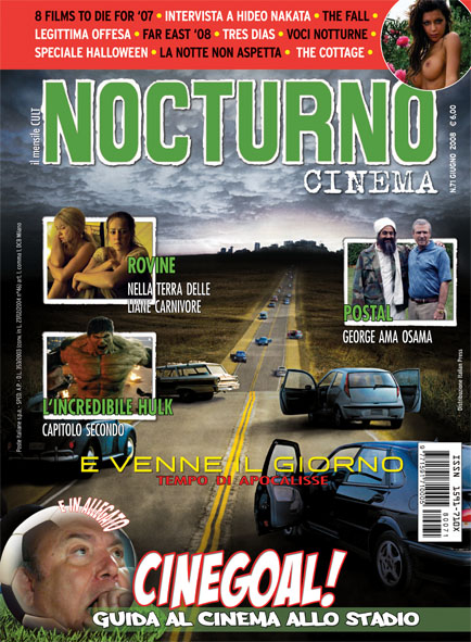 Nocturno n° 71 + Dossier Cinegoal – Guida al cinema allo stadio