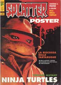 Splatter poster n.7 – TEENAGE MUTANT NINJA TURTLES